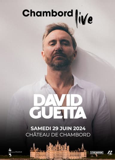 David Guetta, live à Chambord poster