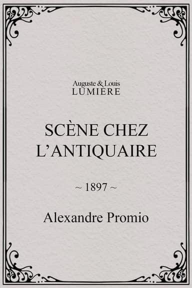 Scène chez l’antiquaire poster