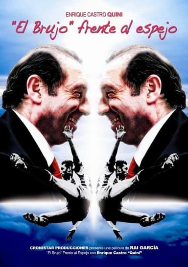 "El brujo" frente al espejo poster
