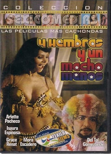 4 hembras y un macho menos poster