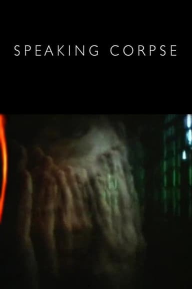 Speaking Corpse poster