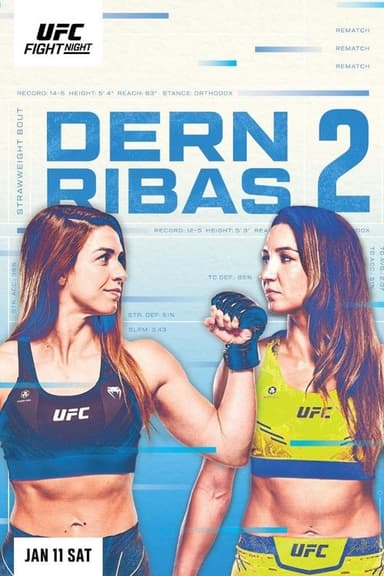 UFC Fight Night 249: Dern vs. Ribas 2 poster