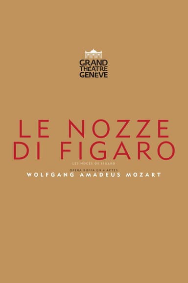 The Marriage Of Figaro - Grand Théâtre de Genève poster
