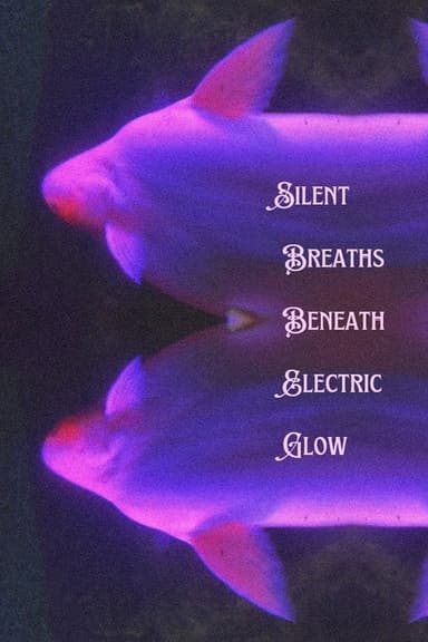 Silent Breaths Beneath Electric Glow poster