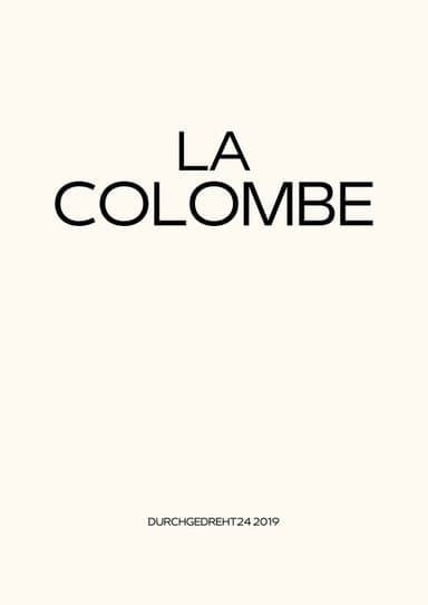 La Colombe poster
