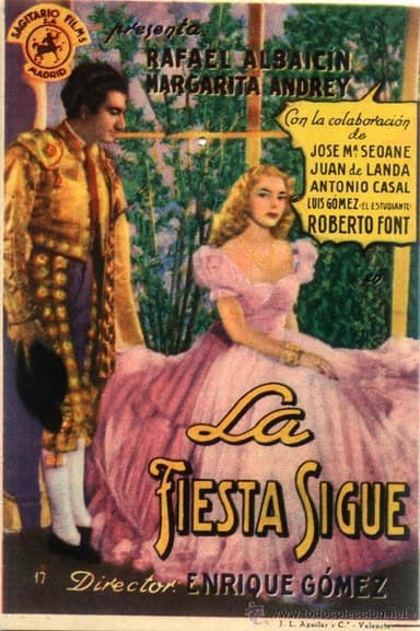 La fiesta sigue poster