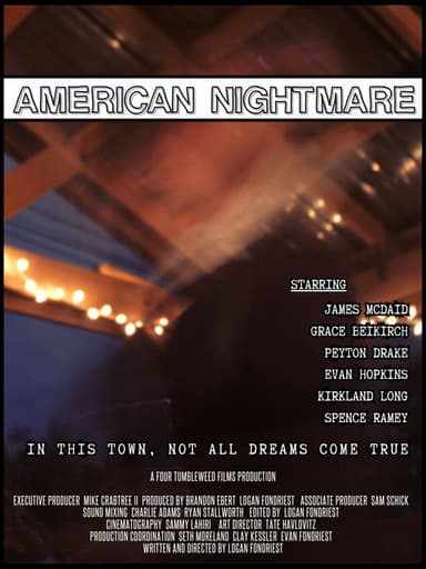 AMERICAN NIGHTMARE (short) poster