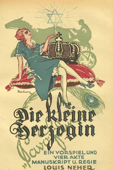 Die kleine Herzogin poster