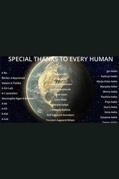 Earth End Credits (Extended) poster