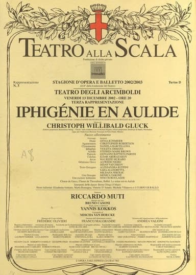 Iphigénie en Aulide poster