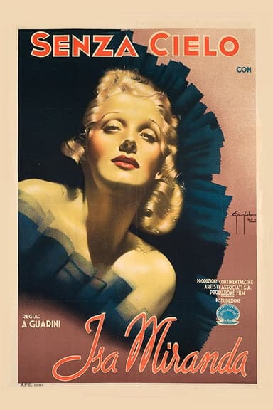 Senza cielo poster