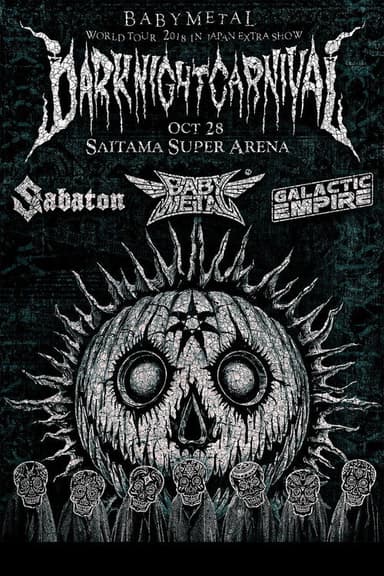 BABYMETAL METAL RESISTANCE EPISODE VII - APOCRYPHA - THE CHOSEN SEVEN - DARK NIGHT CARNIVAL poster