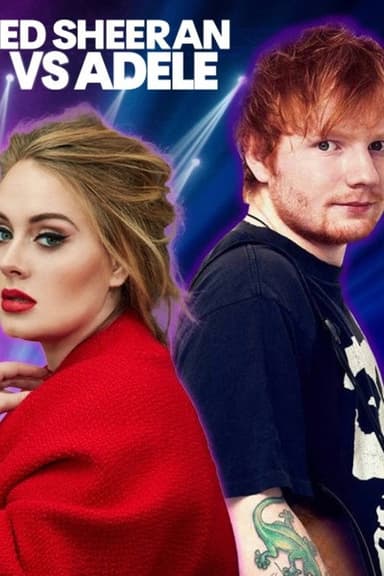 Ed Sheeran V Adele poster