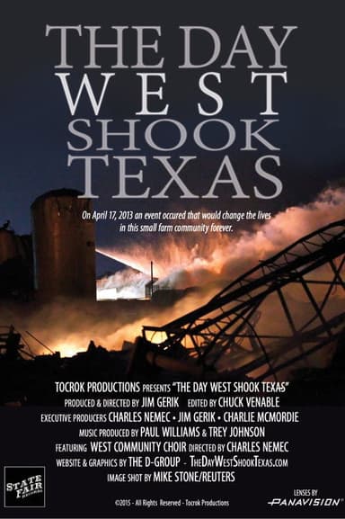 The Day West Shook Texas poster
