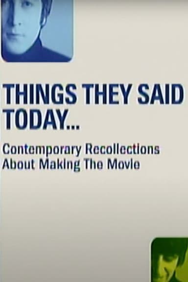 Things They Said Today poster