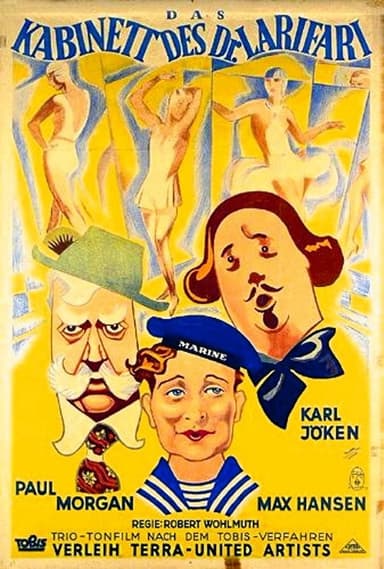 The Cabinet of Dr. Larifari poster