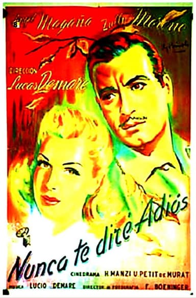 Nunca te diré adiós poster