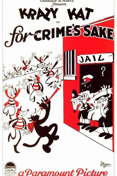 For Crime's Sake poster