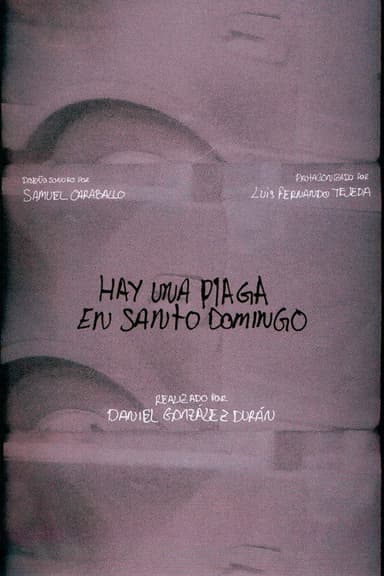 There is a plague in Santo Domingo poster