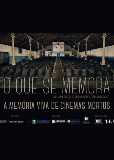 O que se memora poster