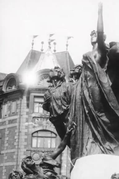 František Palacký Monument Prior to Its Completion poster
