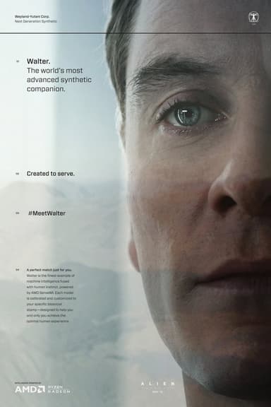 Alien: Covenant - Meet Walter poster