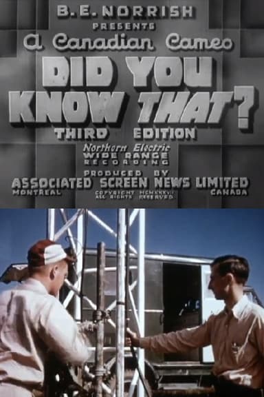 Did You Know That? Third Edition poster