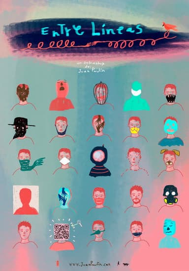 Entre líneas poster