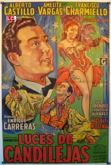 Luces de candilejas poster