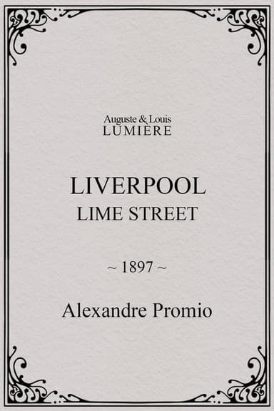 Liverpool, Lime Street poster