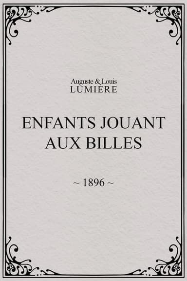 Children Playing Marbles poster