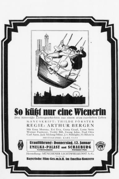 So küsst nur eine Wienerin poster