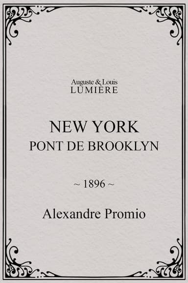 New York, Brooklyn Bridge poster