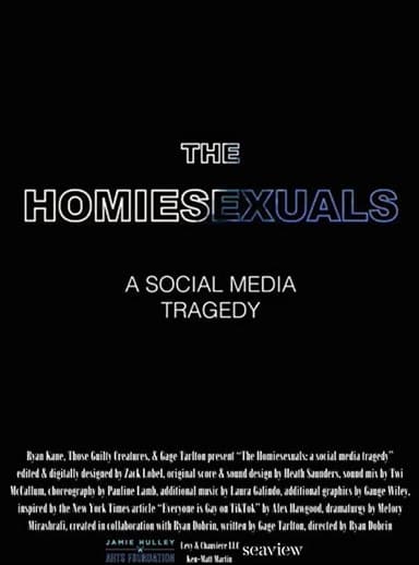The Homiesexuals: a social media tragedy poster