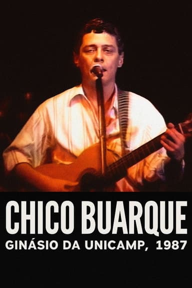 Chico Buarque - Ginásio da Unicamp, 1987 poster