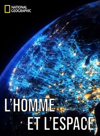 Man and space poster