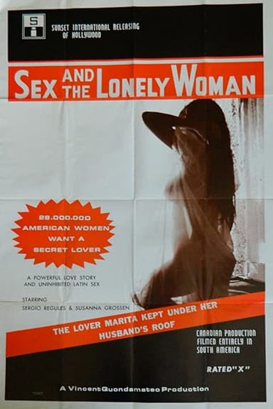 Sex and the Lonely Woman poster