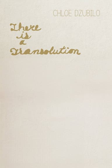 Chloe Dzubilo: There is a Transolution poster