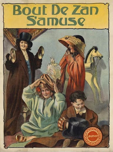 Bout-de-Zan s'amuse poster