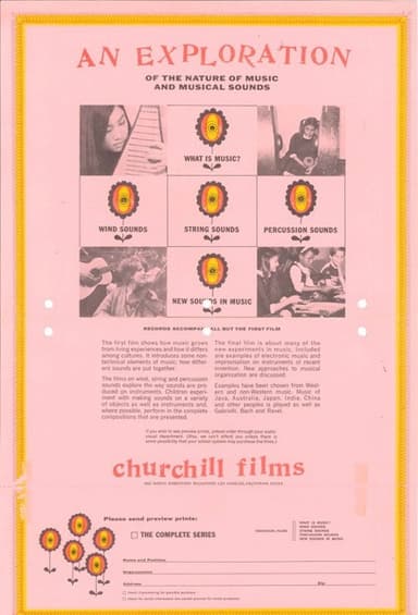 New Sounds in Music poster