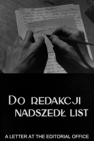 A Letter at the Editorial Office poster