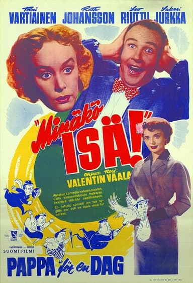 Minäkö isä! poster