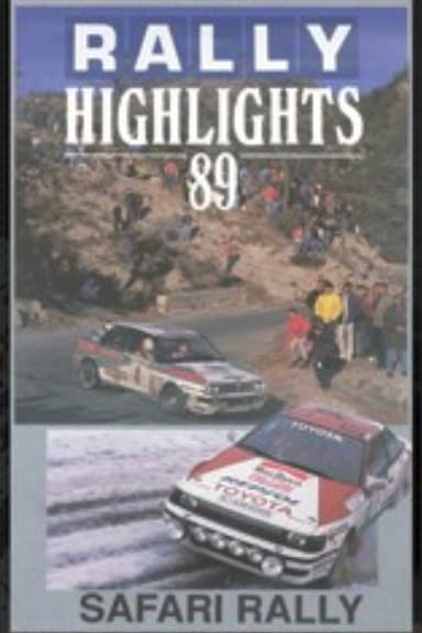 Safari Rally 1989 poster
