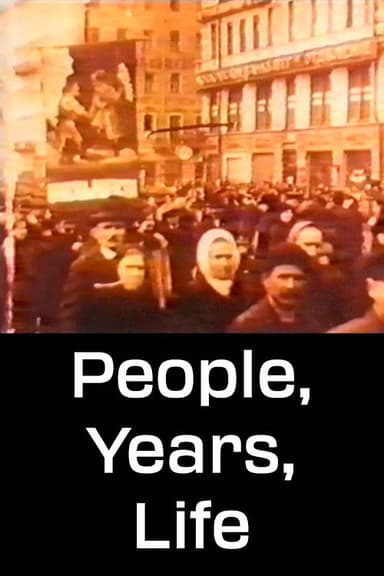 People, Years, Life poster