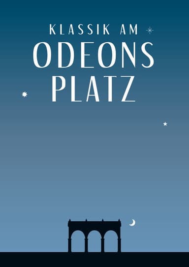Klassik am Odeonsplatz 2017 poster
