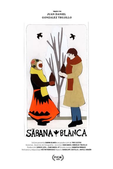 Sábana blanca poster