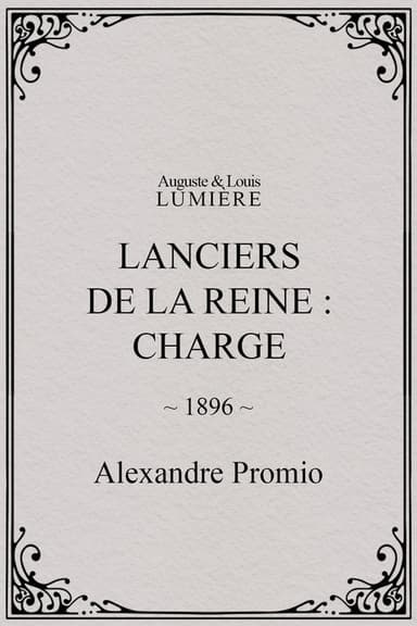 The Queen's Lancers: Charge [Spain] poster