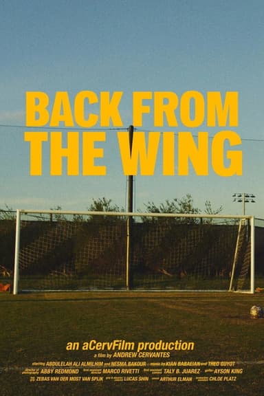 Back from the Wing poster