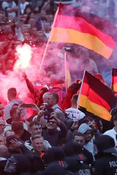 Clash in Chemnitz poster