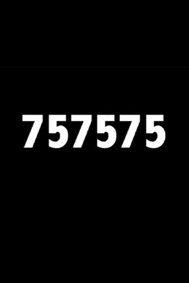 757575 poster